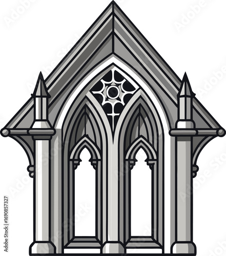 Gothic Victorian Halloween Elegance Gothic Architecture Window Design