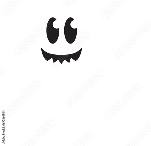 vector illustration of ghost