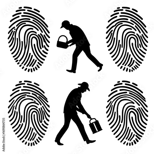vector illustration of a man and woman