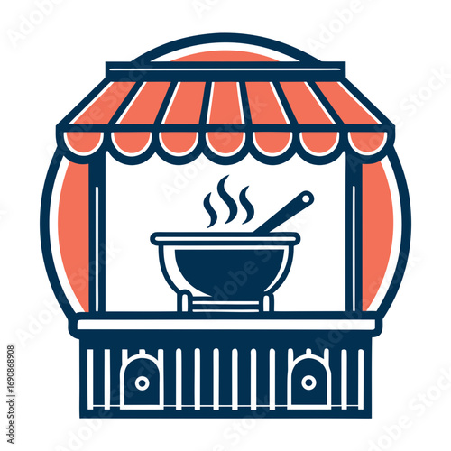 icon korean food vector