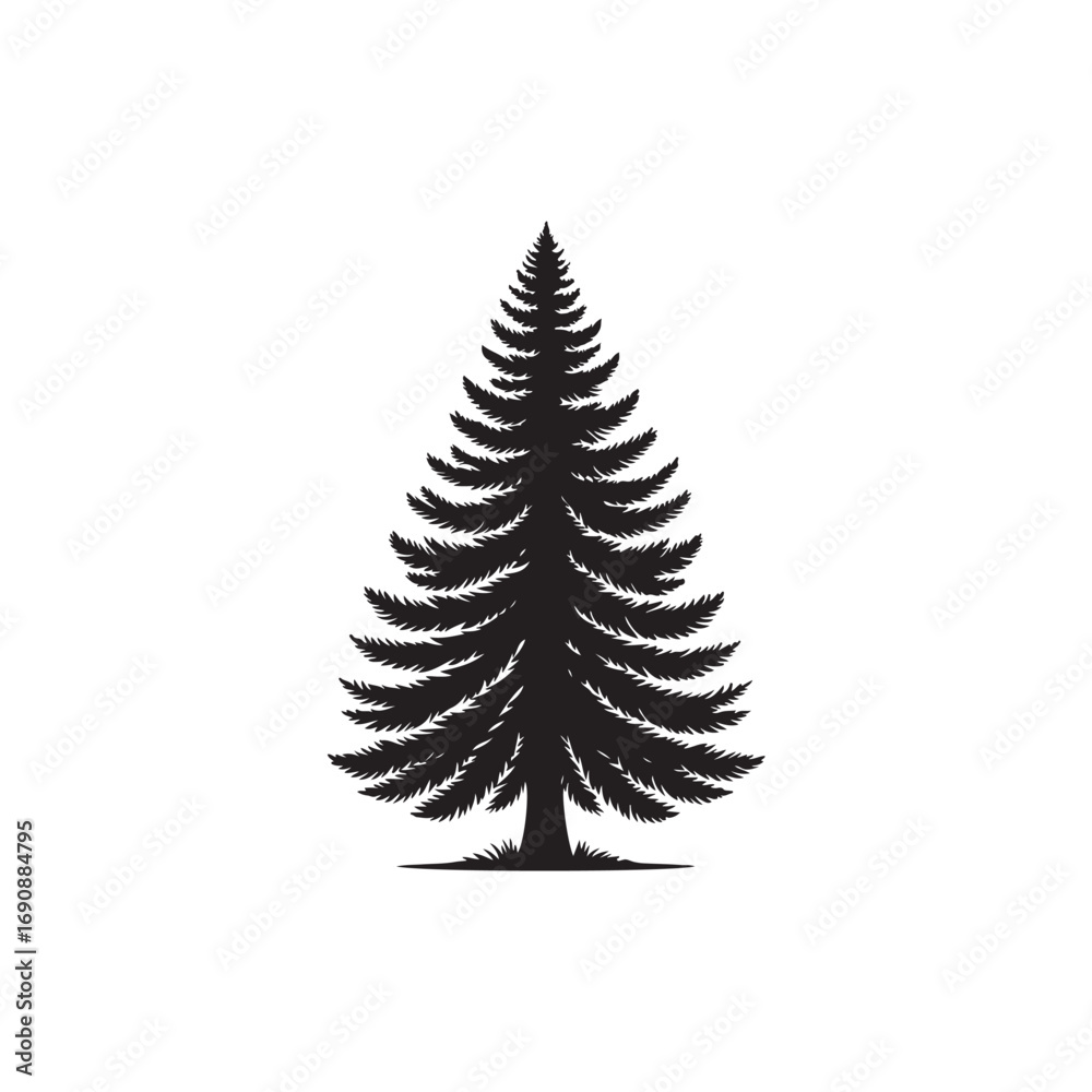 Obraz premium Pine tree Vector (1).eps
