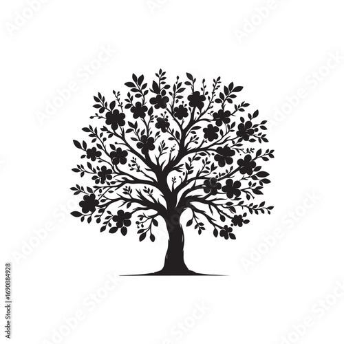 Plum tree Vector (1).eps