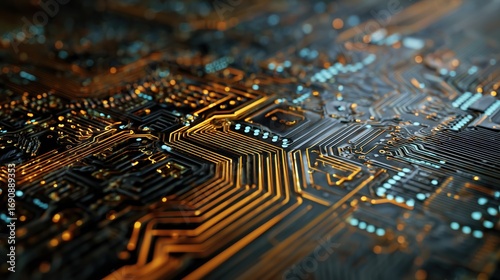 High-Resolution Circuit Board Design for Tech Projects, Digital Media, and Educational Content
