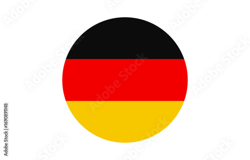 Germany flag illustration isolated on transparent background