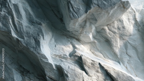 Wallpaper Mural Intricate textures of naturally weathered rock surface in soft lighting Torontodigital.ca