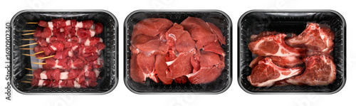 Premium Lamb Steak and Lokum Cuts in Minimal Layout with High-End Butcher Styling