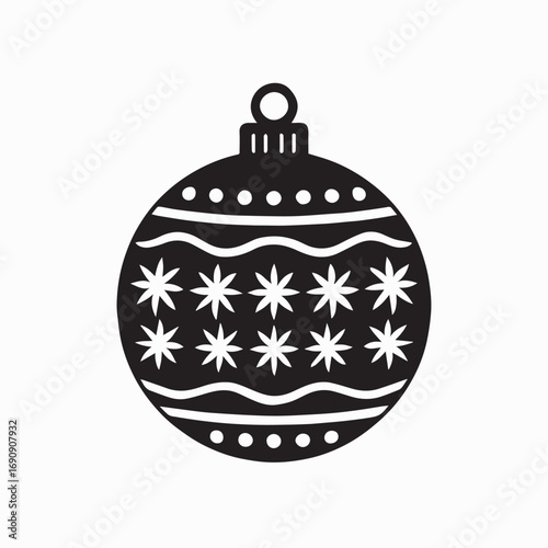 A beautiful blue glass Christmas ball ornament with a ribbon decoration.