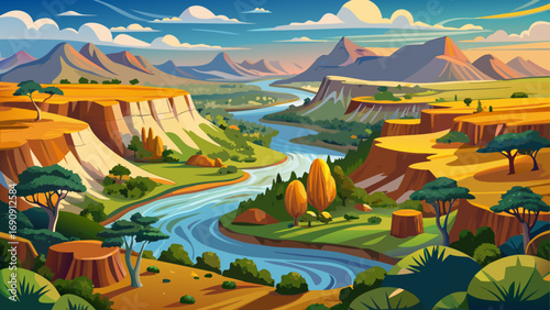 Kruger to Canyons Biosphere Reserve, South Africa – vast savannahs, escarpments, and river valleys protected under community-based conservation and sustainable tourism principles.