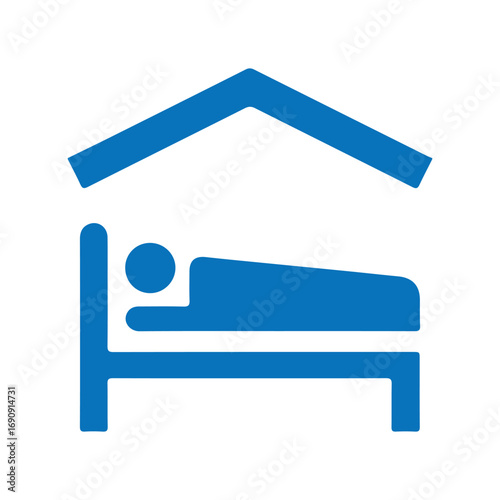 Blue Hotel Icon