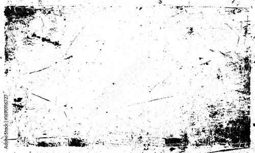 abstract textured grunge background with metallic effect and distressed overlay distressed overlay vector with rough black and white abstract grunge background