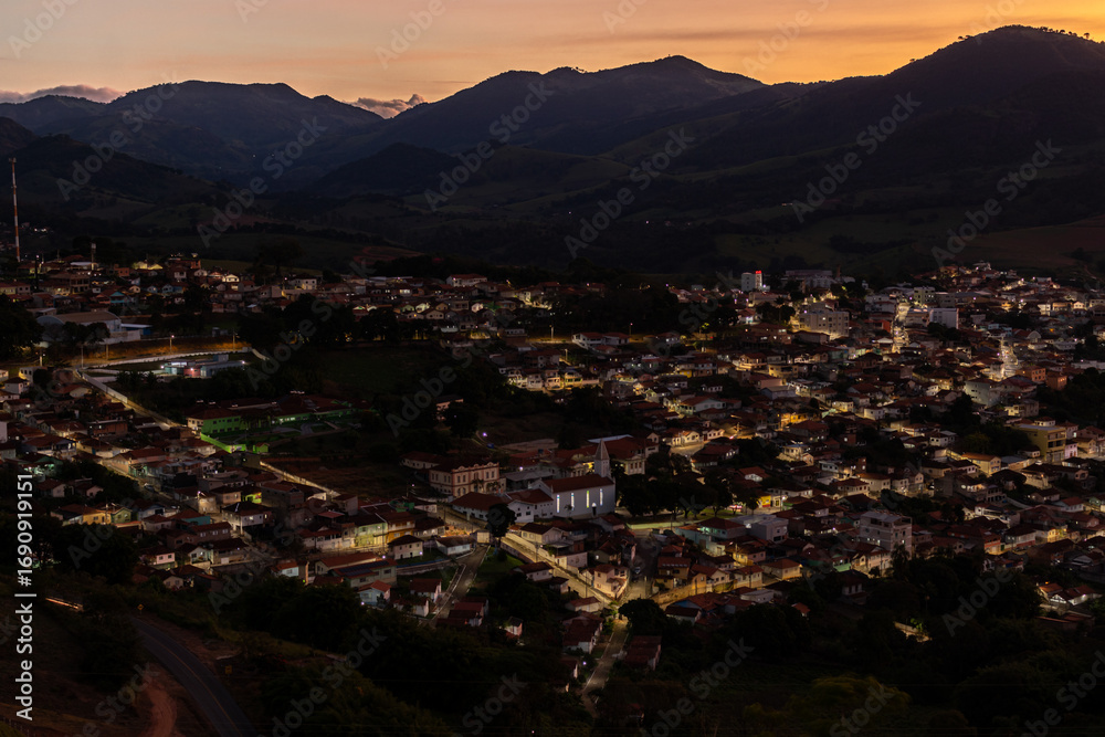 Fototapeta premium sunset in the city