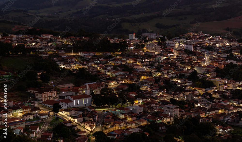 Fototapeta premium sunset in the city