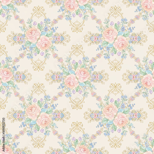 Seamless Watercolor and Hand-drawn Pattern Collection – Animals & Floral Elegant Designs