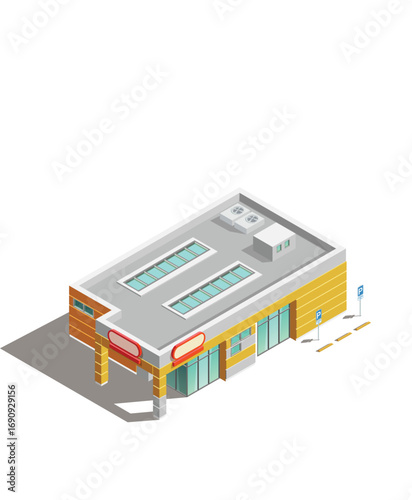 vector illustration of building