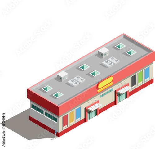 vector illustration of building