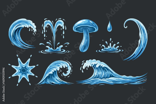 Dynamic Water Elements Collection