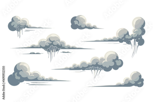 Stylized Weather Clouds Collection