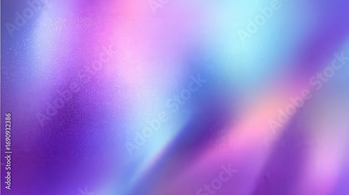 Abstract holographic gradient background with a wide angle perspective featuring a mesmerizing blend of purple blue and pink shimmering colors, gradient, abstract, purple, blend
