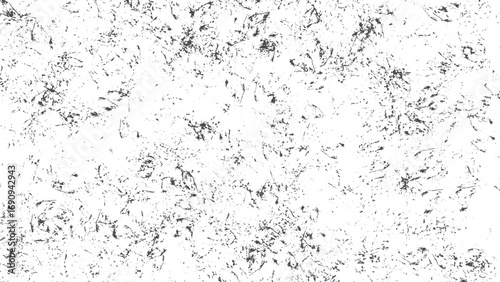 Abstract grunge background vector illustration with rough distressed texture. Halftone raster pattern rubbed aged grunge texture vector black on white. 