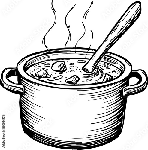 Delicious home-cooked soup recipe kitchen food photography cozy atmosphere close-up shot comfort food