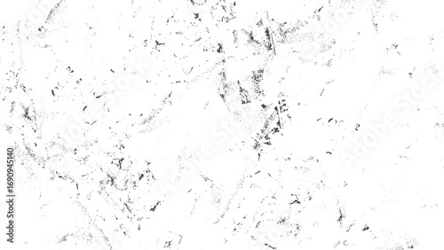 Black and white rough distressed texture overlay vector. Abstract grunge background. 