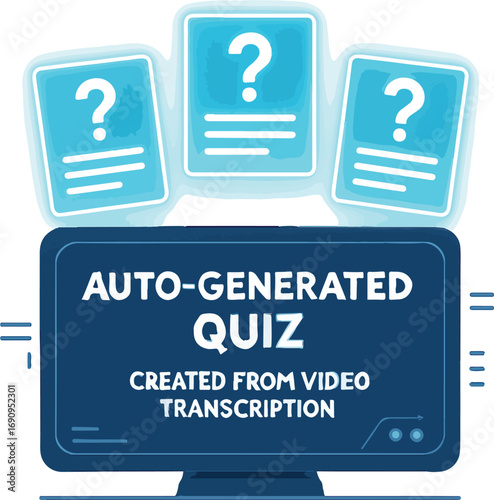 Auto-generated quiz from video transcription illustration