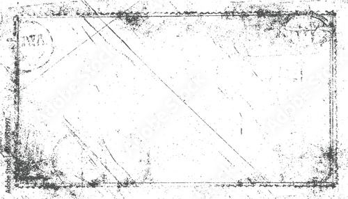 Distressed rectangular frame with scattered marks border grunge