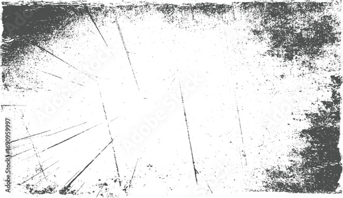 Grungy distressed texture with dark smudges and scratches grunge