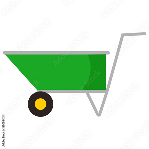 Wheelbarrow Farm Equipment Icon