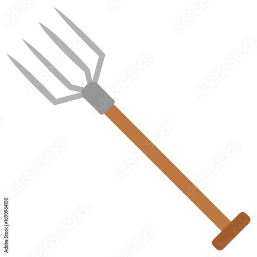 Pitchfork Farm Tool Icon