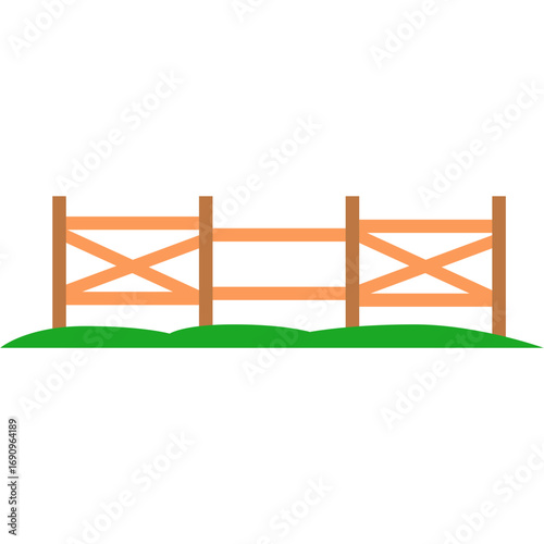 Wooden Farm Fence Icon