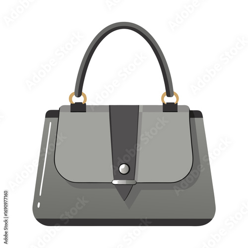black bag isolated on white