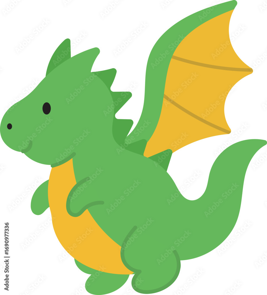 Fototapeta premium Dragon Mythical Creature Illustration Fantasy