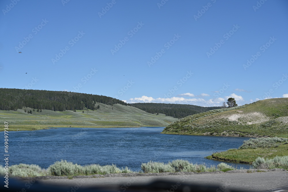 Fototapeta premium Yellowstone is beautiful