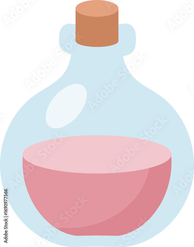 Potion Bottle Fantasy Alchemy Illustration