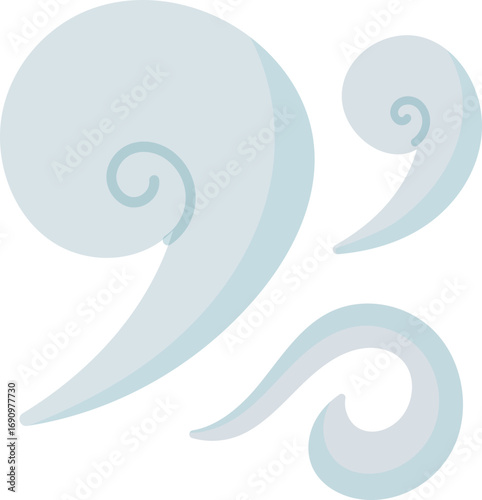 Air Element Fantasy Illustration Object