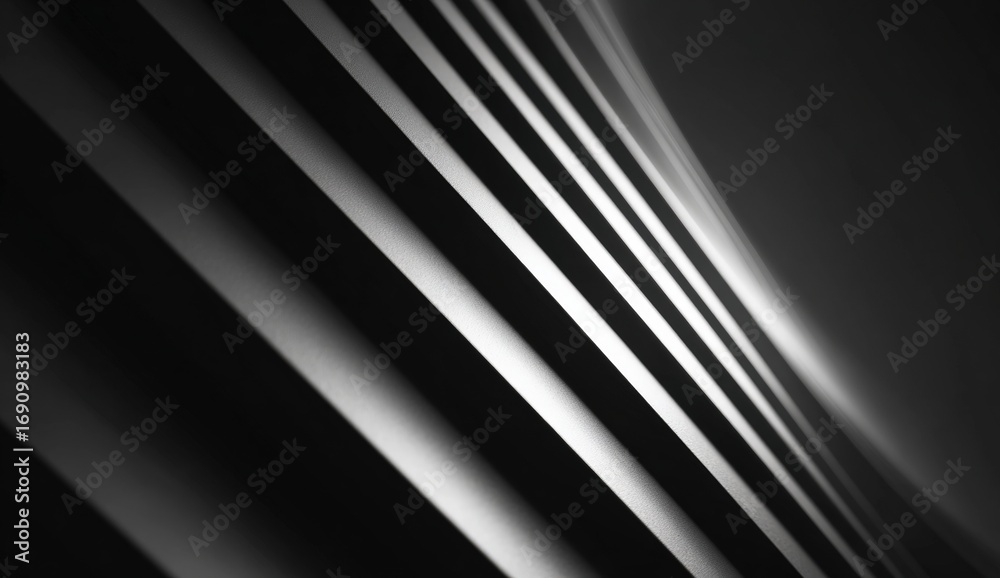 Fototapeta premium Abstract black and white architectural lines