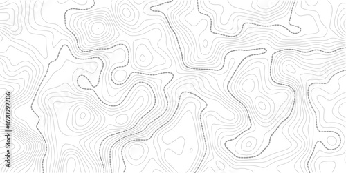 Topographic map lines background. Abstract vector illustration.