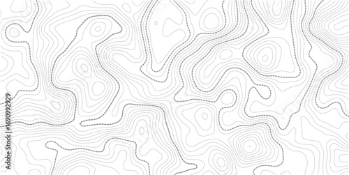 Topographic map lines background. Abstract vector illustration.