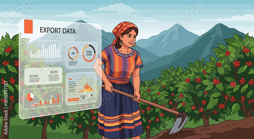 Empowering female coffee farmers with data insights in a sustainable agriculture system