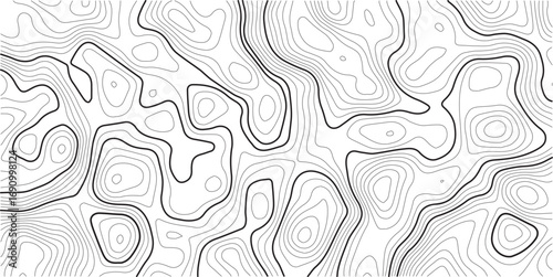 Abstract cartography artistic map topographic contour in lines and contours topo design illusions. Design illustration for wall art, fabric, packaging, web, banner, wallpaper.
