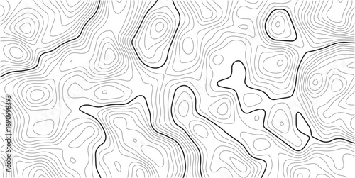 Abstract cartography artistic map topographic contour in lines and contours topo design illusions. Design illustration for wall art, fabric, packaging, web, banner, wallpaper.
