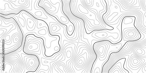 Abstract cartography artistic map topographic contour in lines and contours topo design illusions. Design illustration for wall art, fabric, packaging, web, banner, wallpaper.
