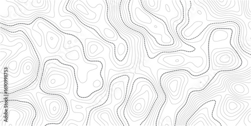 Abstract cartography artistic map topographic contour in lines and contours topo design illusions. Design illustration for wall art, fabric, packaging, web, banner, wallpaper.

