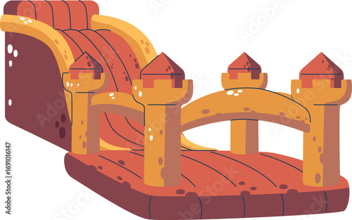 Inflatable trampoline equipment for jumping