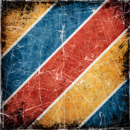 Grunge Diagonal Stripes Textured Background