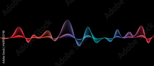 Music equalizer sound wave illustration vector