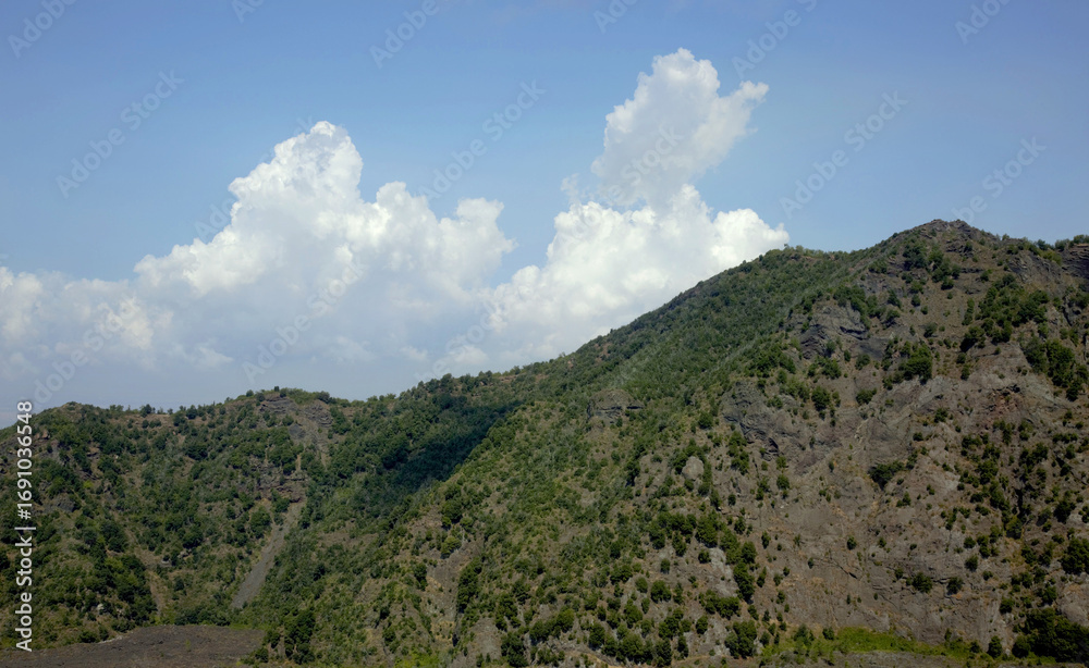 Obraz premium View from Mount Vesuvius. Italy.