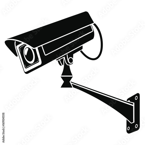 Modern Surveillance Camera Icons | CCTV Security System Vector Pack