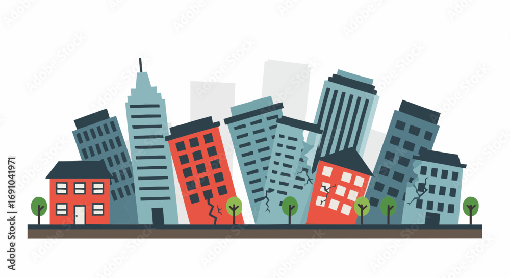 Fototapeta premium city in the city